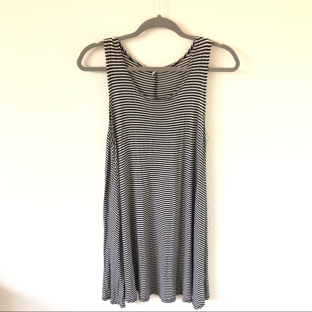 Black and White Stripped Dress